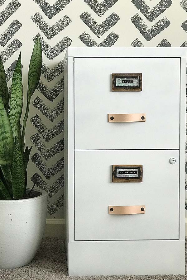 DIY filing cabinet