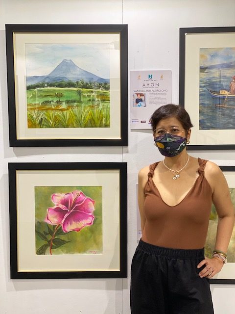 Vanessa Ong's artworks on display